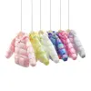 Out-of-season baby and toddler autumn and winter colorful down cotton-padded jackets for boys and girls, cute ear-covered cotton-padded jackets and children's clothing Application Scenario